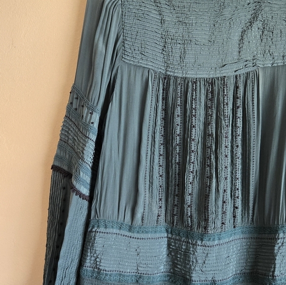 Sea NY the Azzedine long sleeve tunic dress green size 8 - Picture 11 of 16